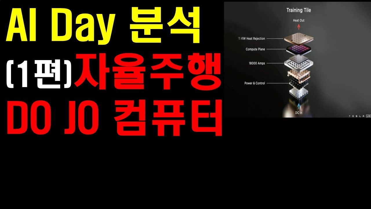 AI 데이 집중분석1편, 자율주행(AI)과 도조 컴퓨터 집중분석! AI데이 도대체 무슨말인지 모르겠네..
