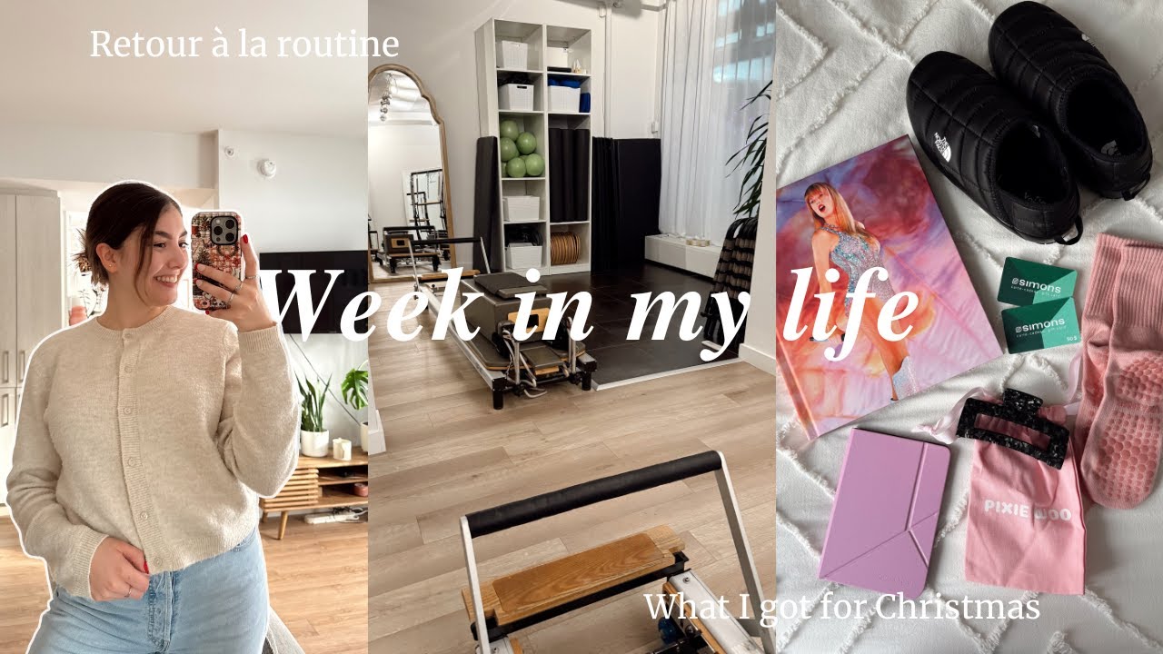 Weekly vlog: What I got for Christmas, Retour à la routine & Moments entre amies