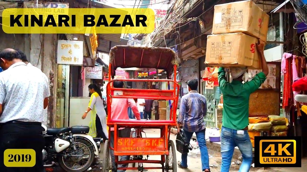 🇮🇳 OLD DELHI MARKET WALK 2019 - KINARI BAZAAR  - India walk tour | She' Walkin in Delhi