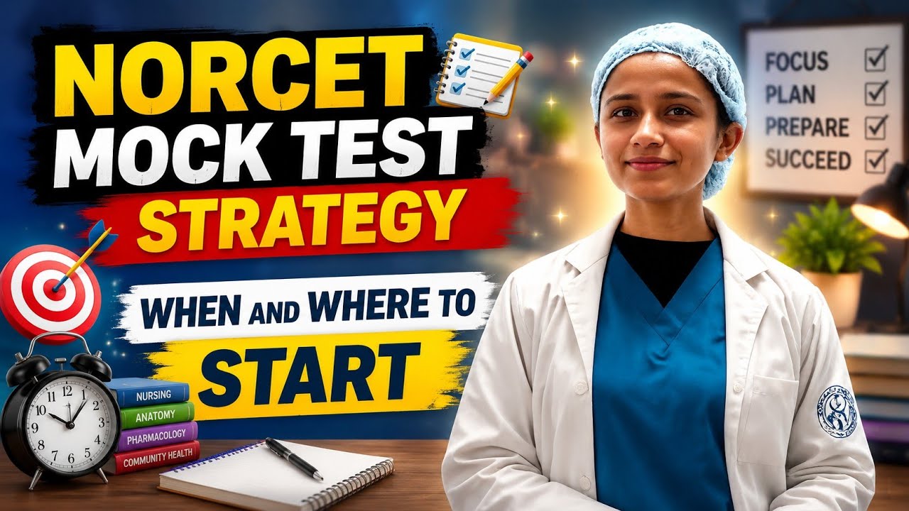 NORCET Mock Test Strategy | When to Start & How to Use Mock Tests Effectively! iram fatima #norcet 
