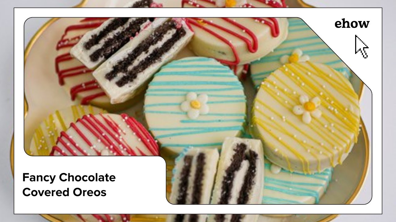 Fancy Chocolate-Covered Oreos