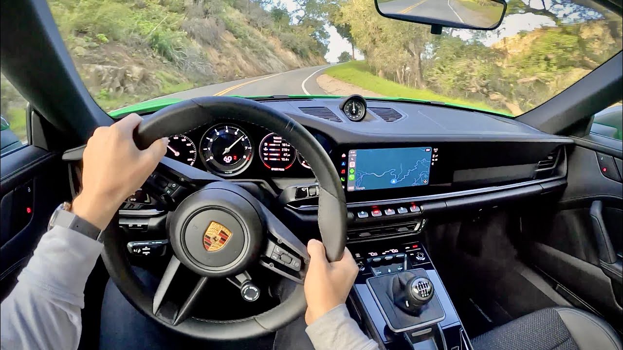 2023 Porsche 911 Carrera T (Manual) - POV Driving Impressions