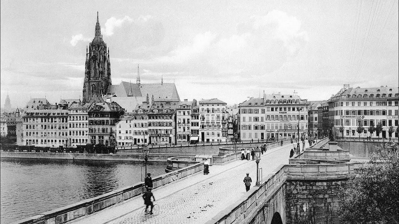 Old World Frankfurt (Economic Hub of Germany) First Images 1846-1906. The Architecture of Banking?