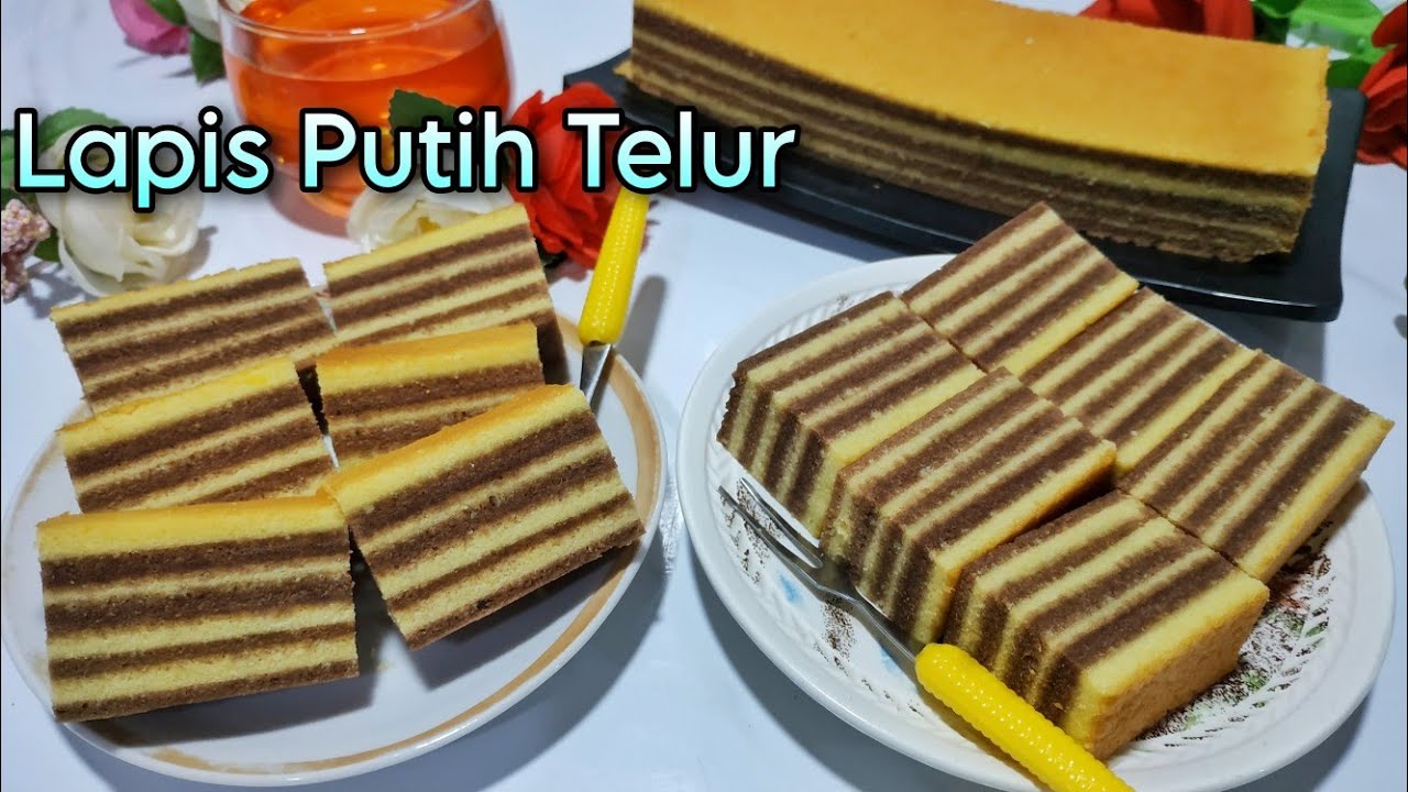 Lapis Putih Telur Enak dan Simpel•• Manfaatkan Putih Telur Yang Tidak Terpakai