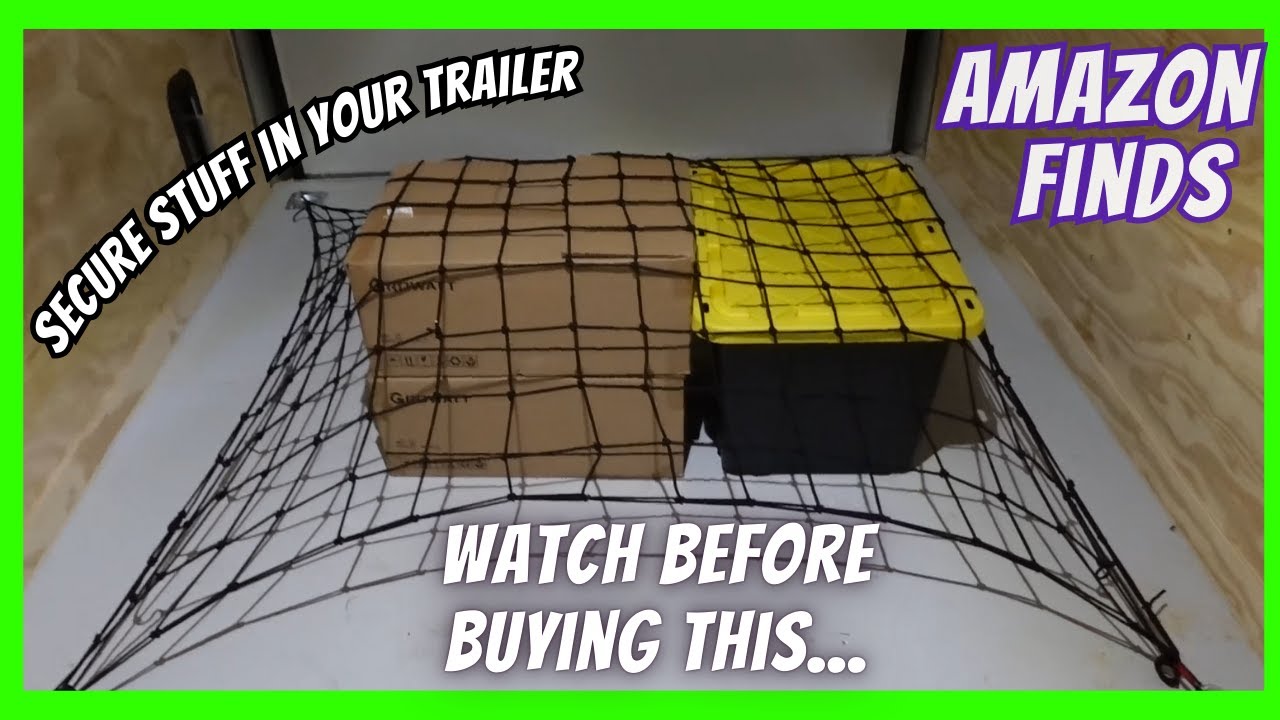 TIRETEK Cargo Net is Great for Truck & Trailer | Amazon Finds | What You Need to Know before You Buy