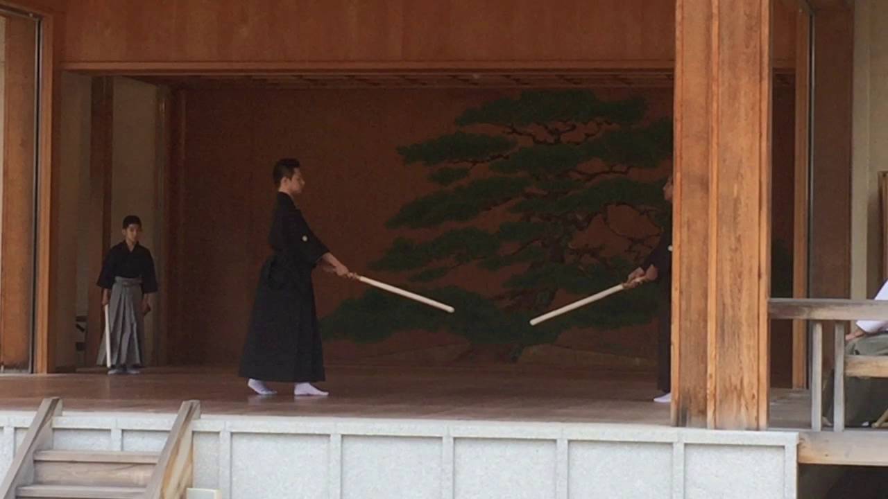 柳生新陰流　組太刀　奥義　2016年伊勢神宮