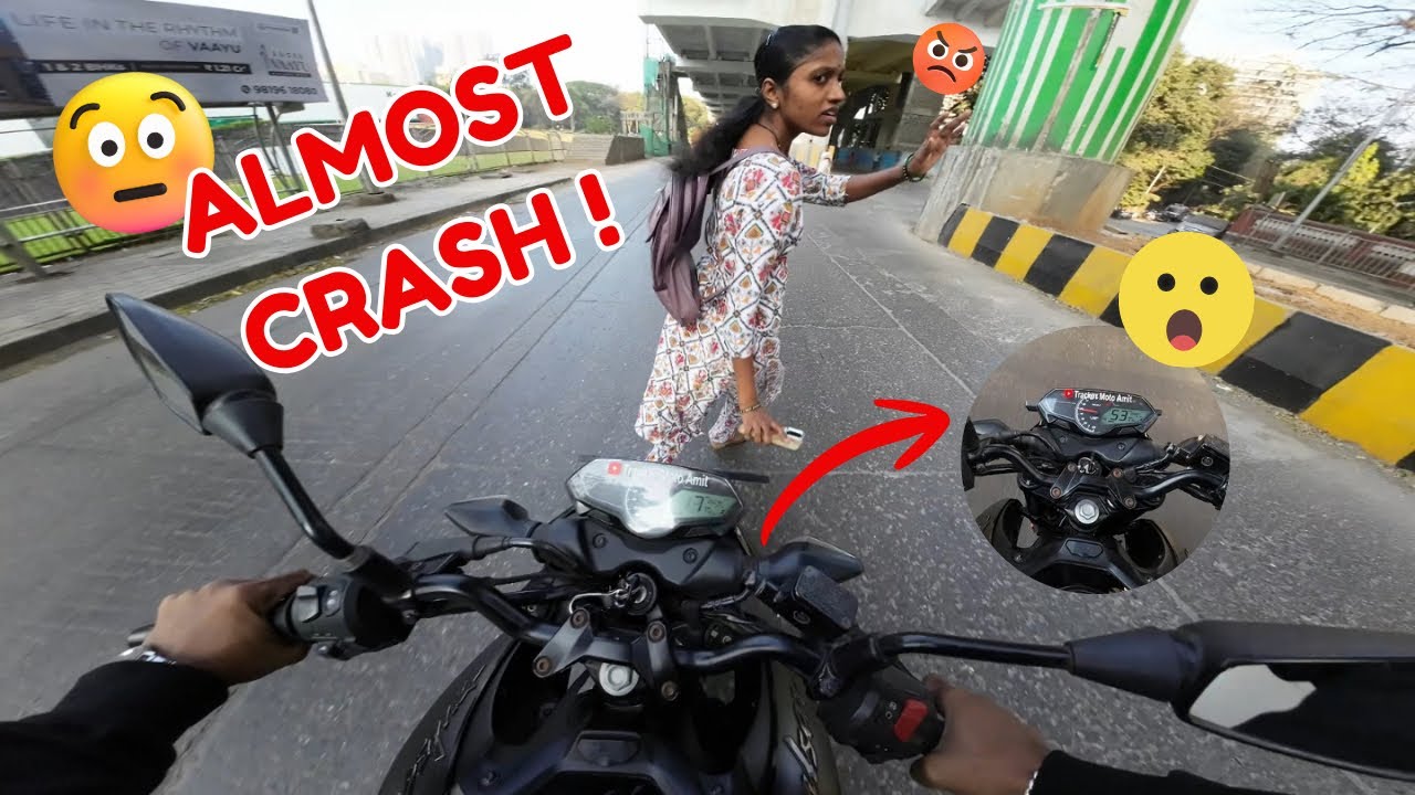 Bike Riding in India is So Dangerous! 😡 @Trackermoto 