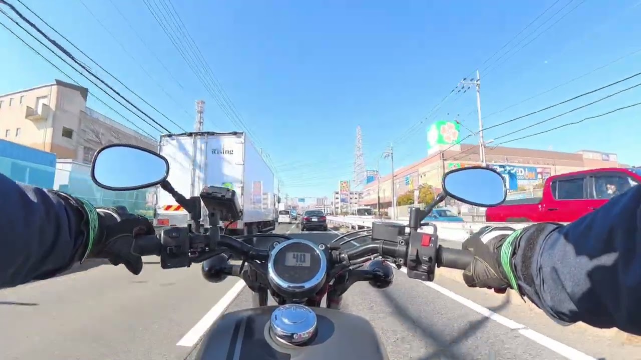 YAMAHA BOLT 純正マフラー排気音（56分/作業用）