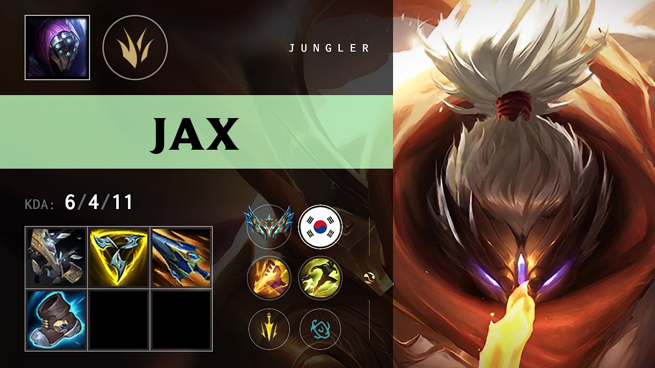 Jax Jungle vs Xin Zhao - KR Challenger Patch 26.11