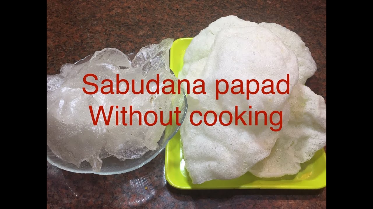 Javvarisi appalam Recipe/Sabudana Papad/Sago Papad Recipe/How to make Sabudana Papad(no cooking)