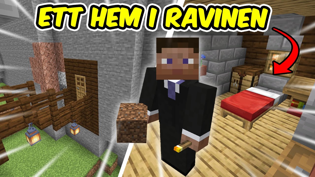BYGGER ETT HEM I RAVINEN MED SOFTIS | MINECRAFT Lets play - S6E10