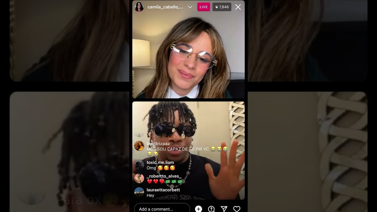 Camila Cabello Oxlade Ku Lo Sa IG Live 12.7.22