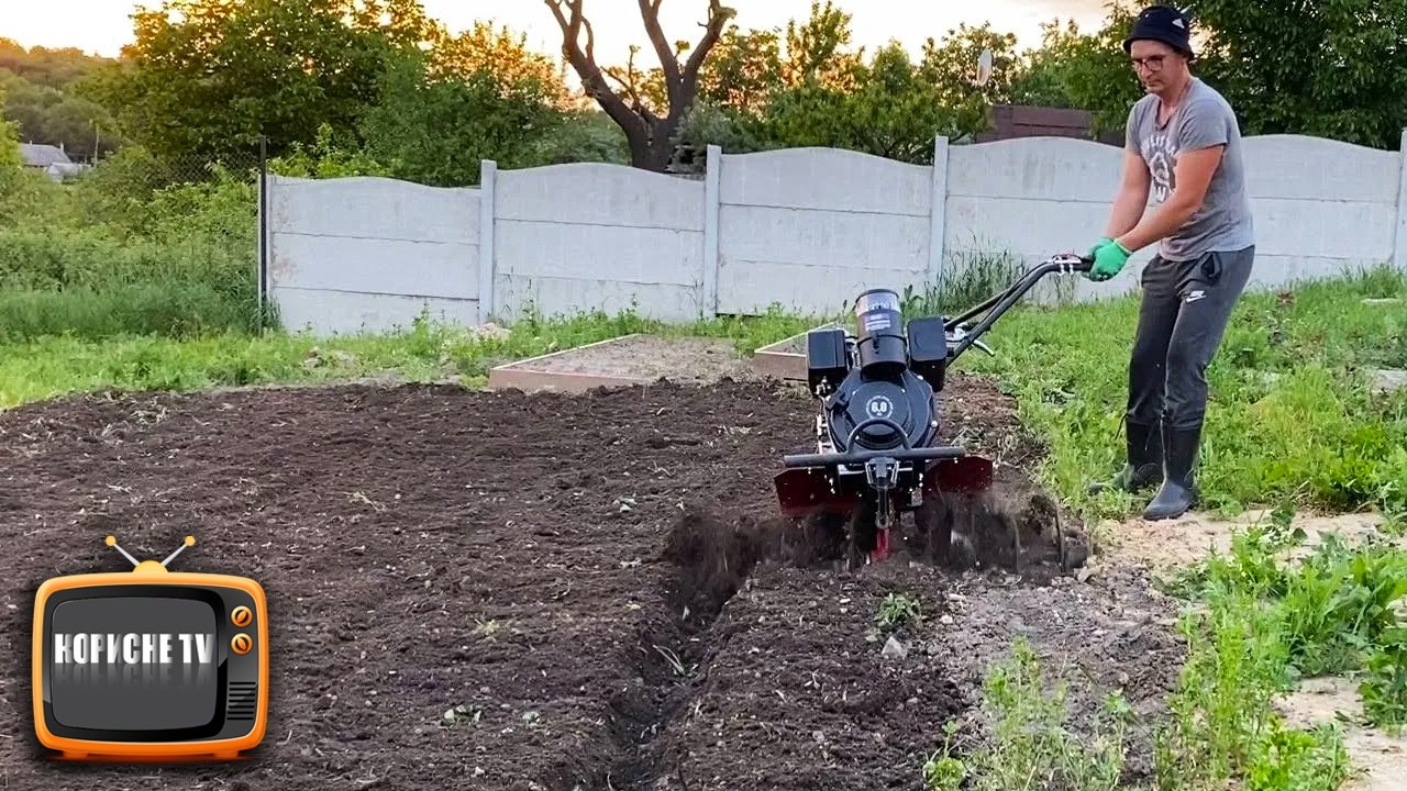 Как пахать огород мотоблоком