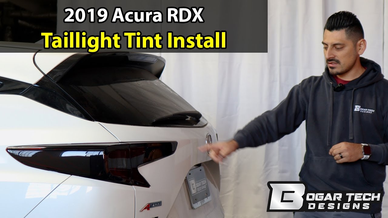Acura RDX 2019-2025 Taillight Tint Install
