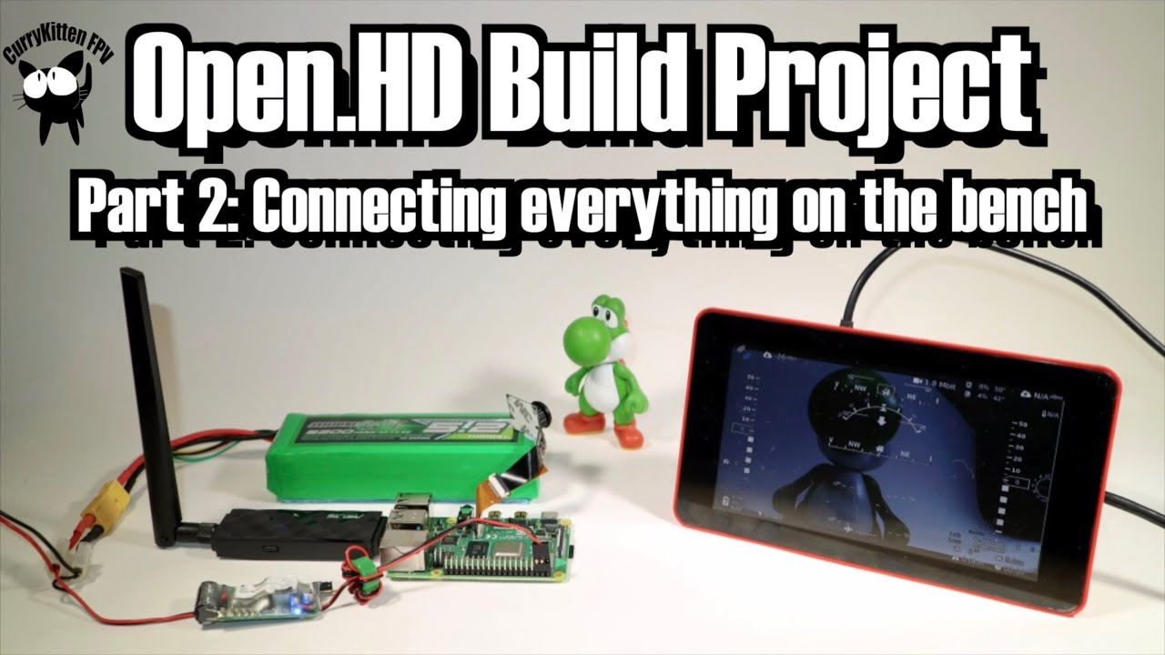 Open.HD Build project - Connecting everything together on the bench