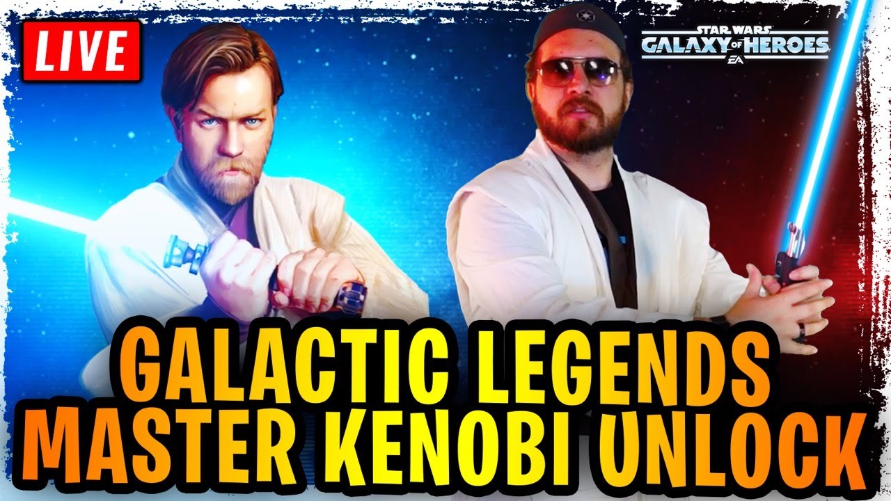 JEDI MASTER KENOBI GALACTIC LEGENDS UNLOCK TIERS 1-6 + INITIAL GAMEPLAY TESTING