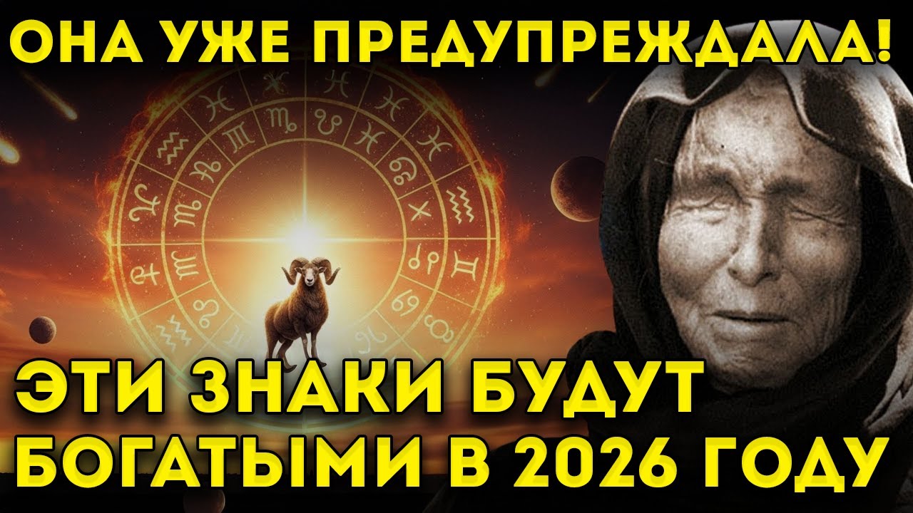 Баба Ванга Это Предсказала! Эти Знаки Зодиака Получат 1 Миллион Евро В 2026 Году — 3 Знамения