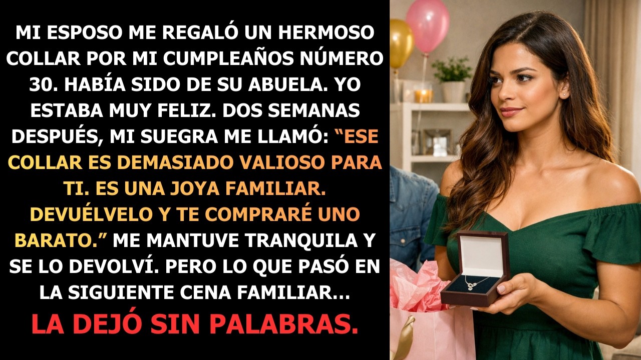 Mi Suegra Exigió Que Devolviera Mi Regalo de Cumpleaños — Pero Lo Que Pasó Después La Dejó Impactada