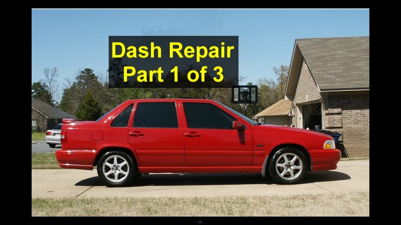 Dash removal for noise / evaporator replacement, Volvo S70, V70, 850  Repair part 1 of 3 - VOTD