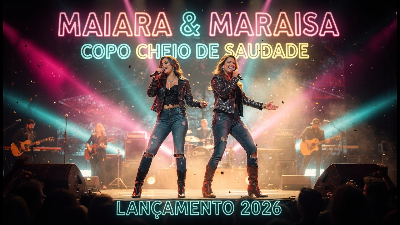 Maiara e Maraísa IA -  COPO CHEIO DE SAUDADE AO VIVO | Versão emocionante e inesquecível