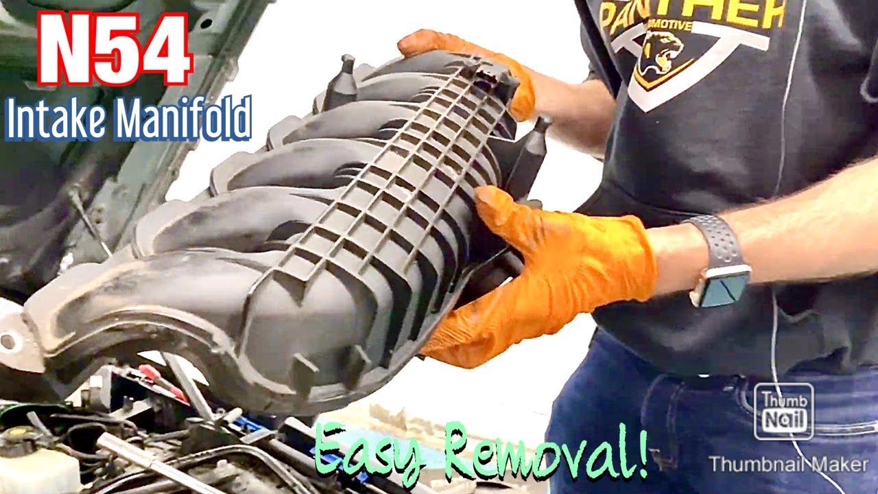 N54 Intake Manifold Removal DIY Easy!