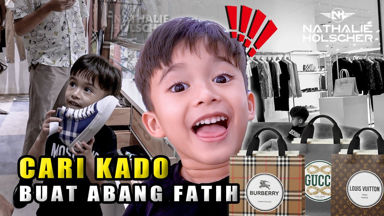 ADZAM BORONG PAKAIAN MEWAH BUAT KADO BANG FATIH!!!
