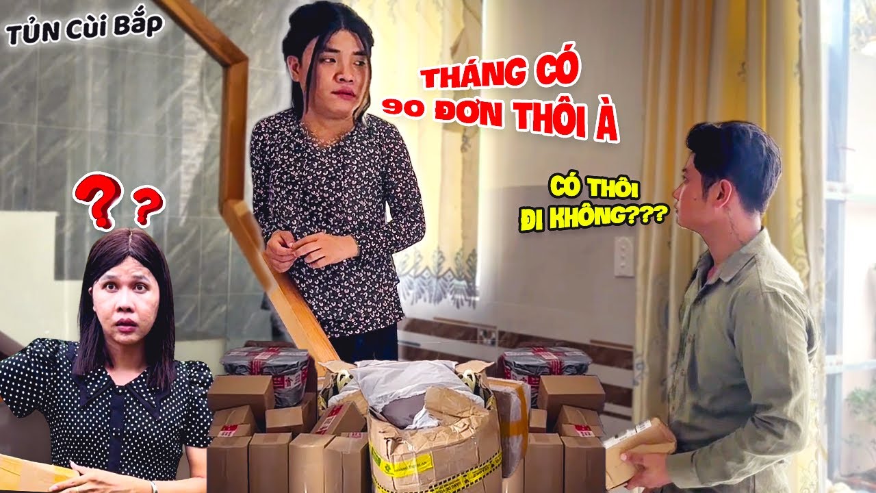 Ghiền Sốp Pin Kinh Niên, Thúy Liễu Bị Chồng Cấm Cửa Không Cho Nhận Hàng | Tủn Cùi Bắp