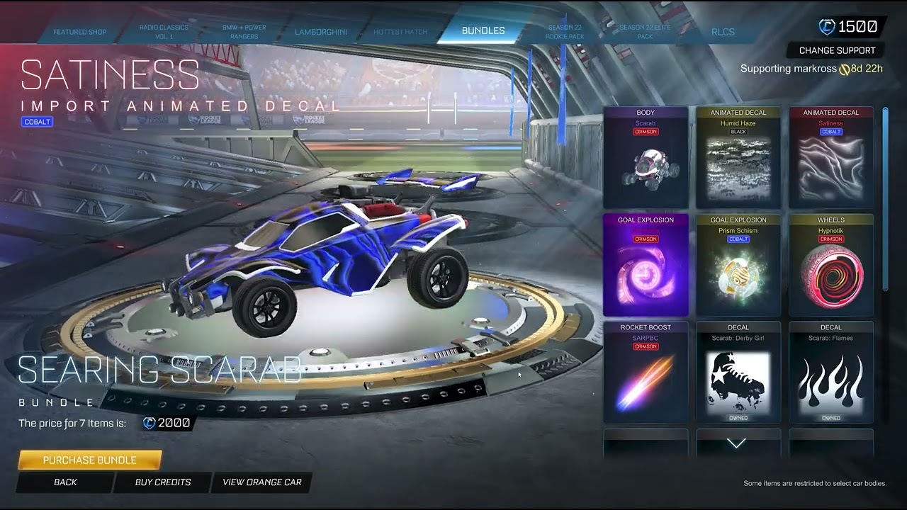 Rocket League S22: Bundles (Part 1)