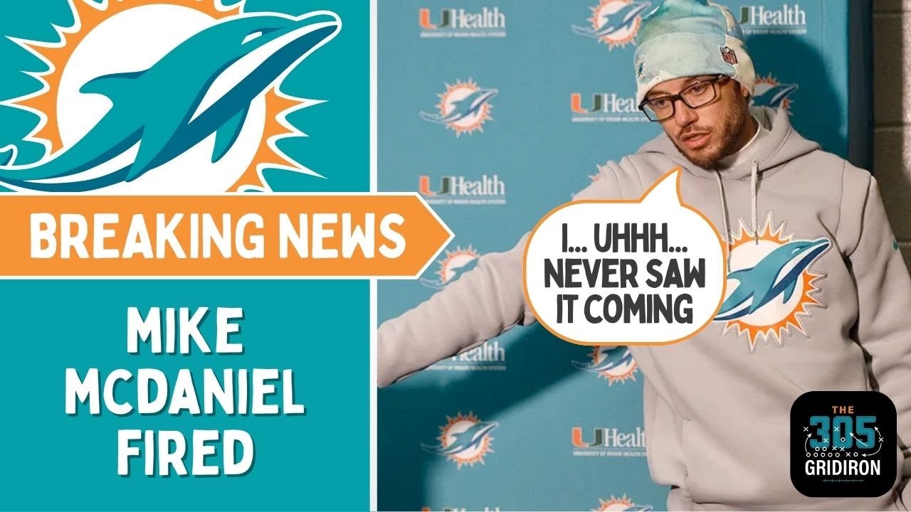🚨BREAKING: Dolphins Fire Head Coach Mike McDaniel After 7–10 Season🚨