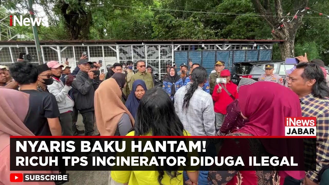 Tolak TPS Incinerator Bekasi Berujung Ricuh, Warga dan Pengelola Nyaris Baku Hantam | iNews Jabar