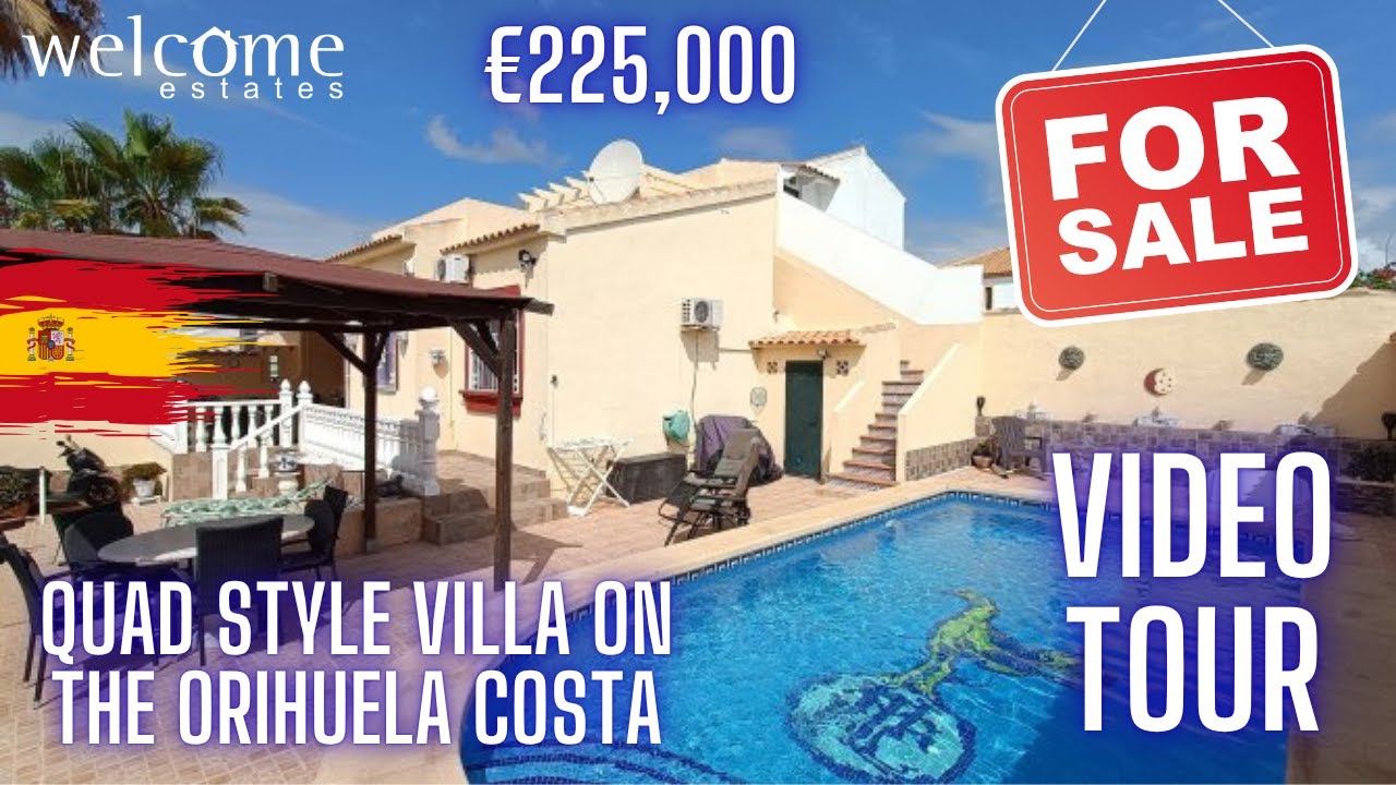 JUST LISTED... 🌞 South-Facing Quad Villa with Pool in La Florida | Only &euro;225,000 🇪🇸