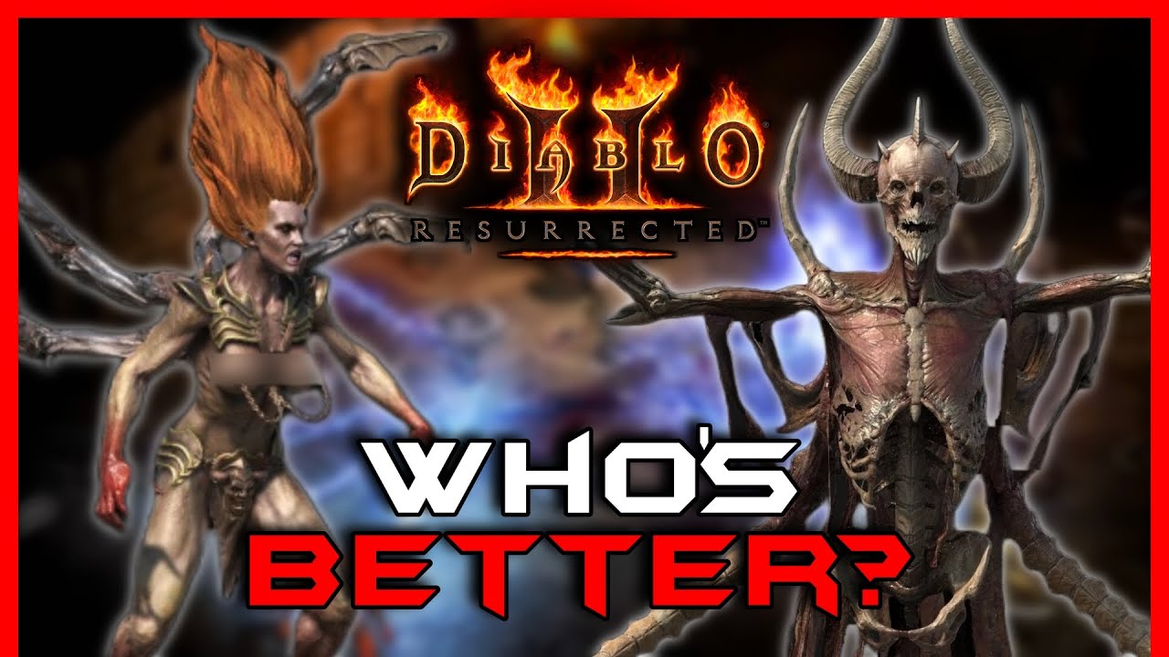 Мефисто против Андариэль: магическое сражение — Diablo 2 Resurrected