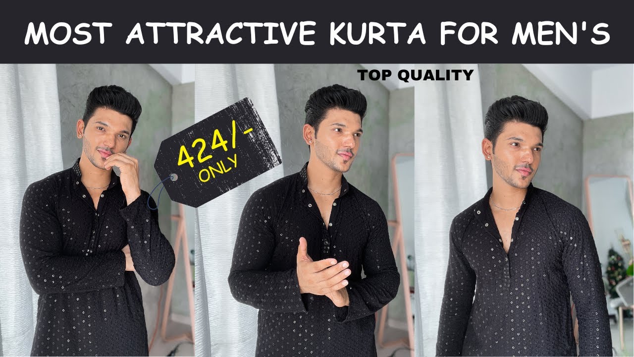 ATTRACTIVE LOOKING KURTA ONLY 424/- FROM MEESHO | AFFORDABLE KURTA FOR MEN | Yash Kadam