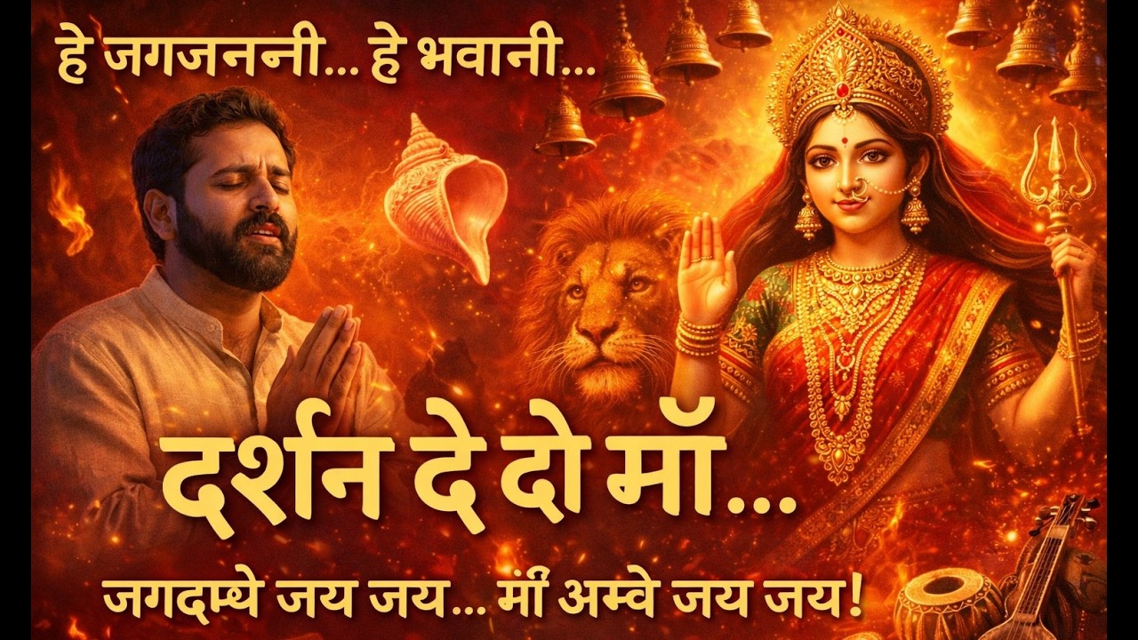 Navratri Special 🙏 दर्शन दे दो माँ | Powerful Maa Durga Bhajan | जगदम्बे जय जय | Jai Mata Di