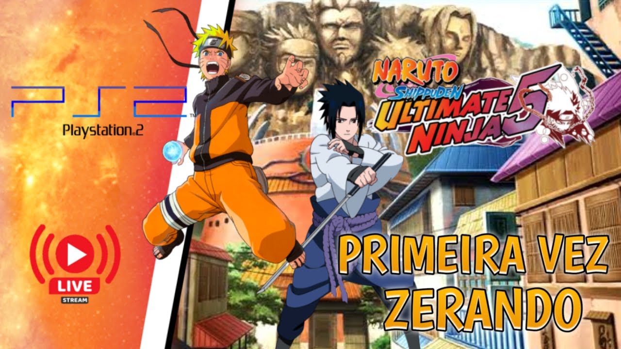 Zerando ao vivo (naruto shippuden ultimate ninja 5) no ps2 PARTE 2