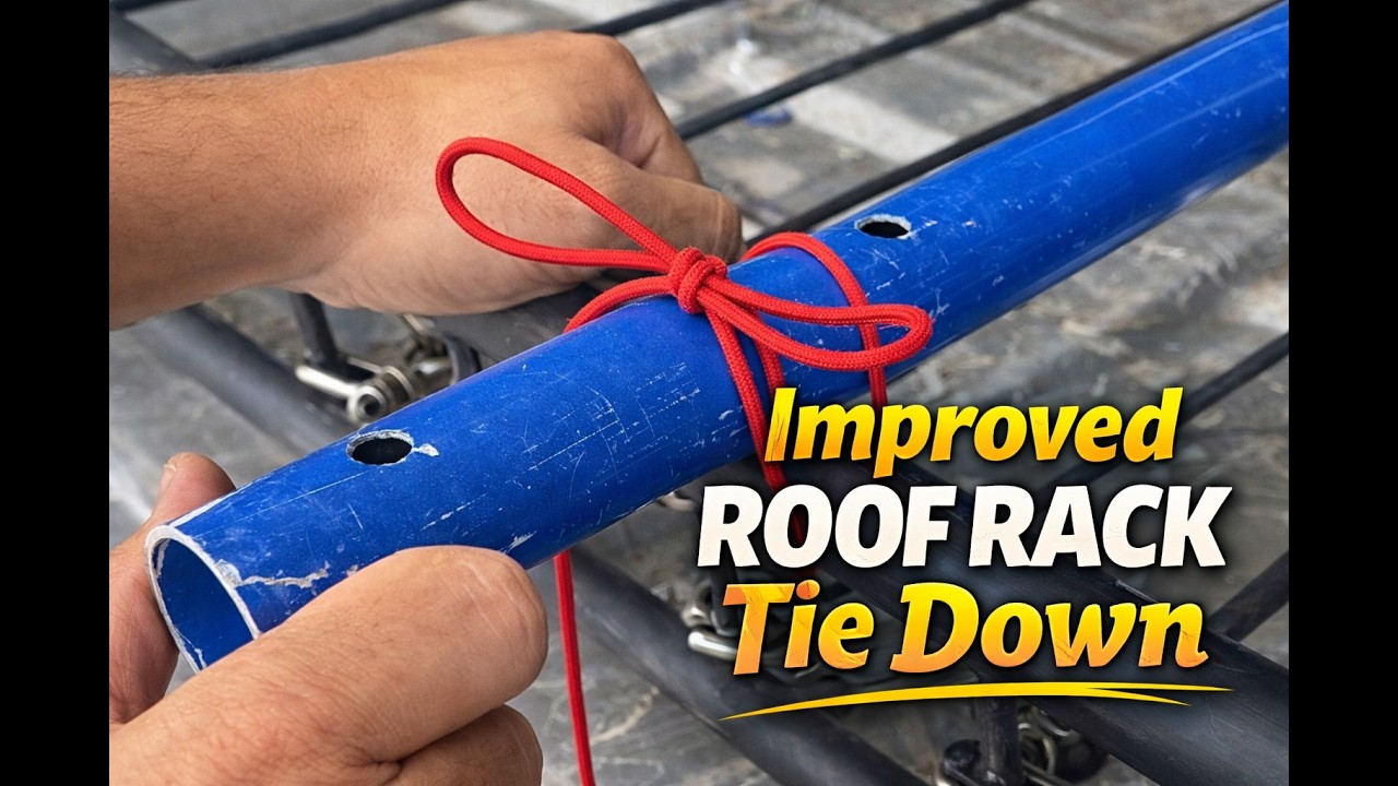 Improved ROOF RACK tie down tutorial