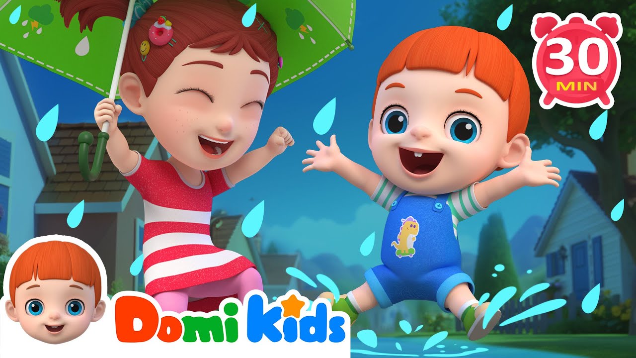 Weather Song🌦Rain Rain Go Away + More Baby Songs & Nursery Rhymes | Kids Songs - Domikids