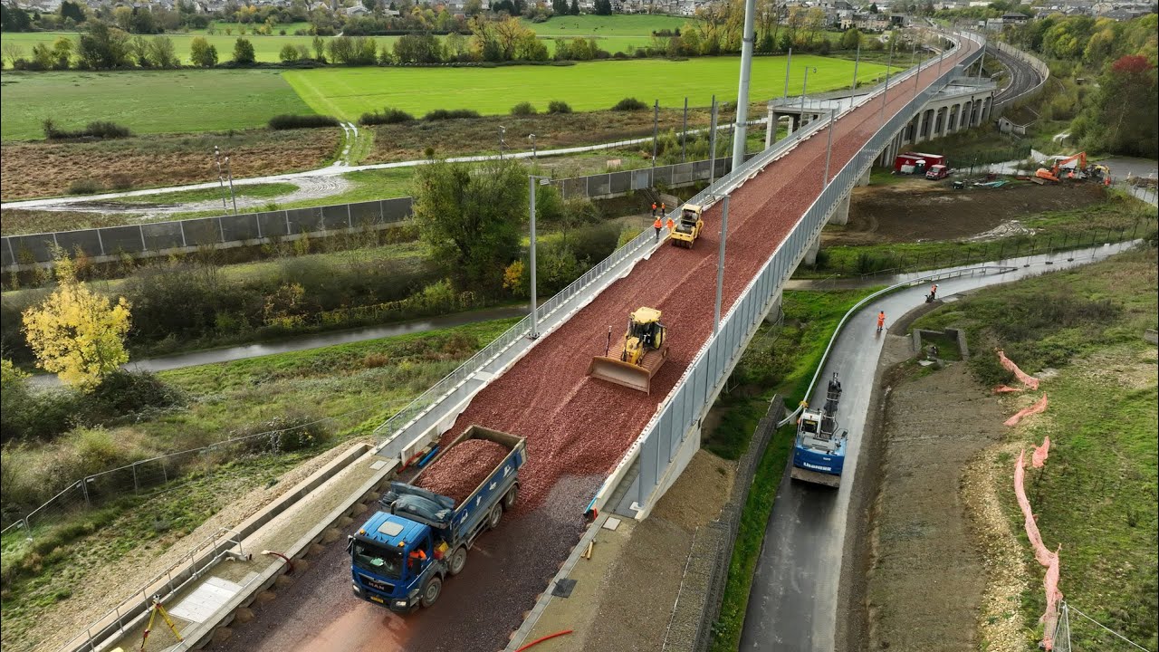 Pré-ballastage entre Luxembourg – Bettembourg