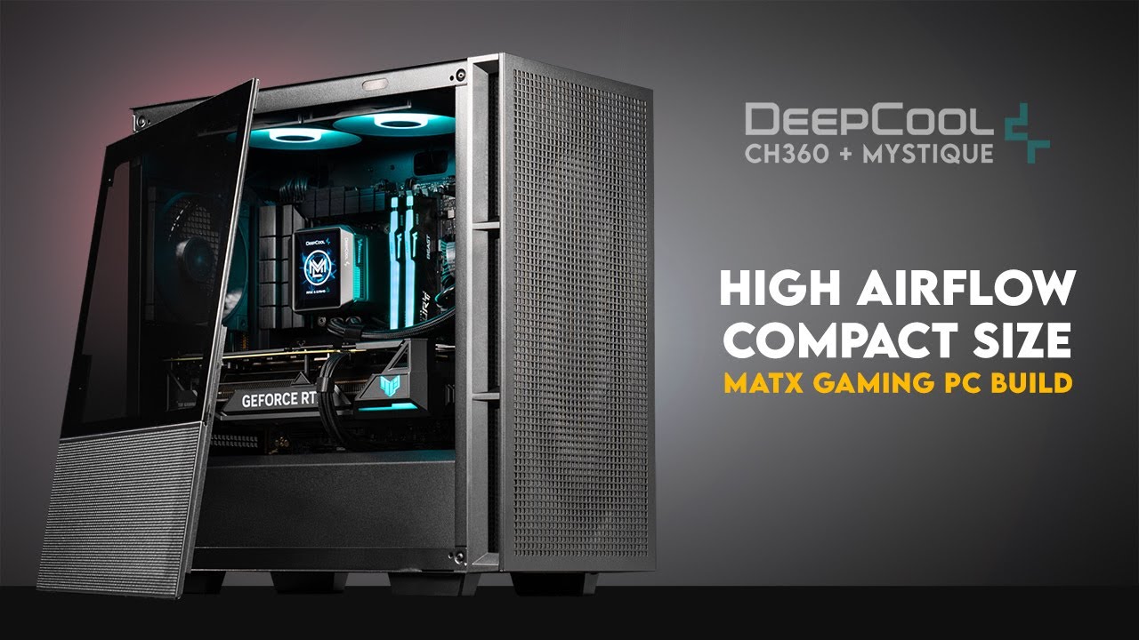 Downsize, Without Compromise! | Deepcool CH360 + Mystique 360 Gaming PC Build | RTX 4070 Ti