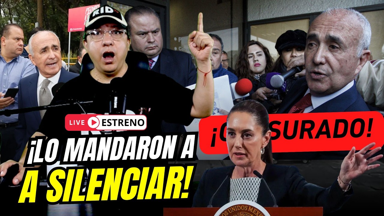 GIRAN ORDEN de Aprehensi&oacute;n CONTRA el PERIODISTA &iexcl;Pedro Ferriz!! Acusa PERSECUSI&Oacute;N y CENSURA de la 4T