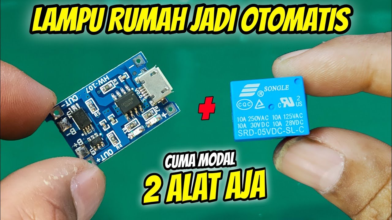 Jutaan orang pasti baru tau ! BUAT POWER BACKUP LAMPU RUMAH OTOMATIS