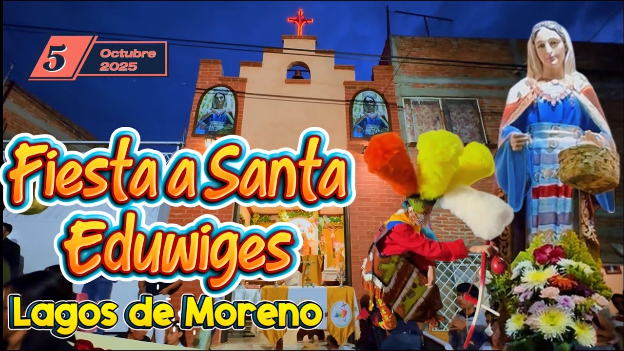 Lagos de Moreno y la fiesta a Santa Eduwiges 2025, así fue la pregrinscion del día 5 de octubre.