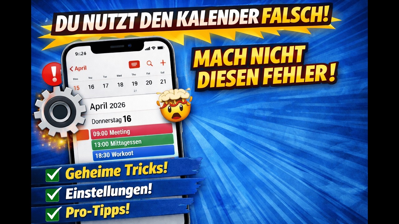 iPhone Kalender richtig nutzen – Die besten Tipps & Tricks (2026) #iPhone #iphonesettings #ios