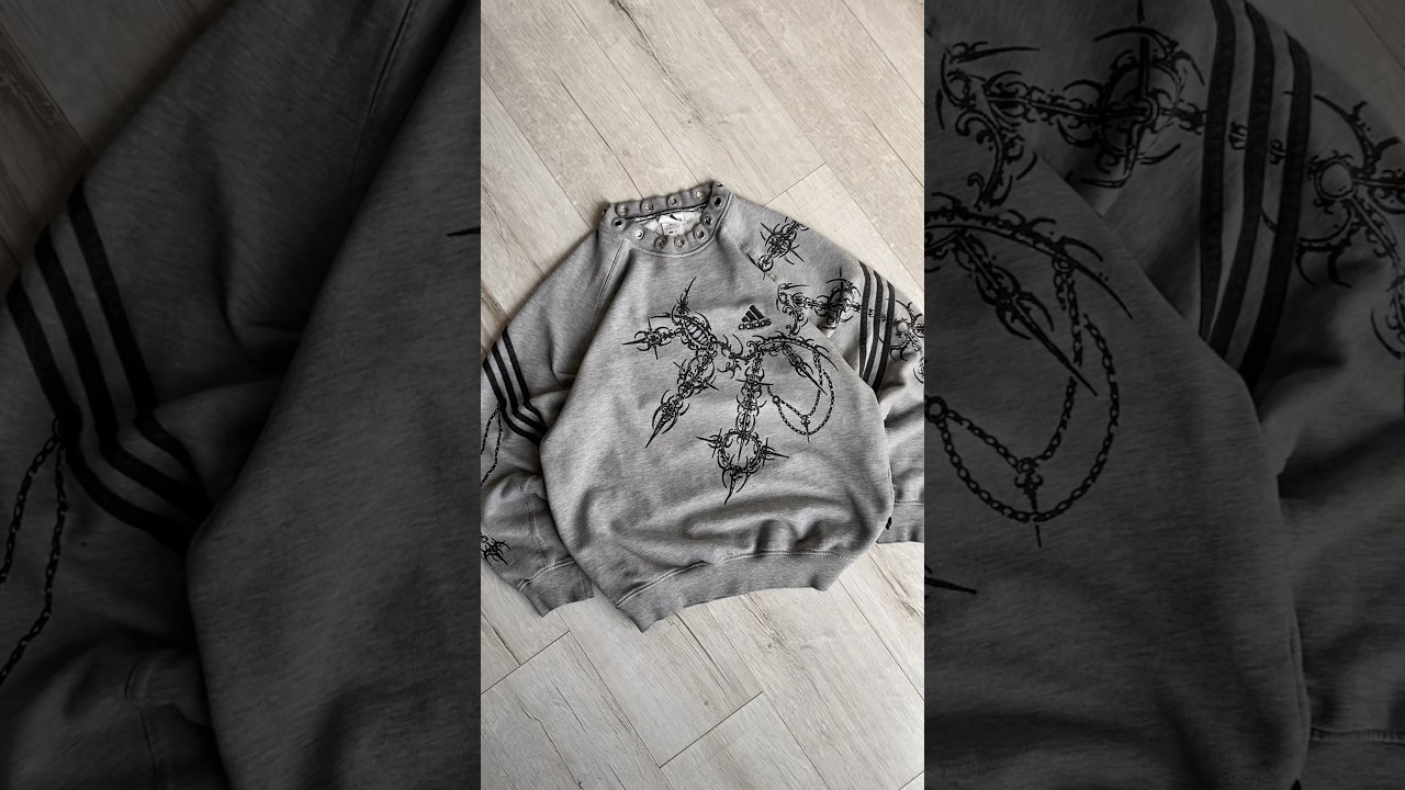 adidas cybersigilism custom sweatshirt