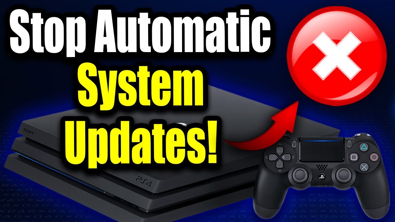 PS4 — Как остановить автоматическое обновление системного ПО (простое руководство!)