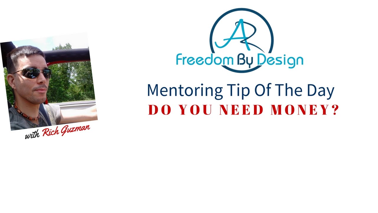 Do You Need Money? - The Answer May Surprise You