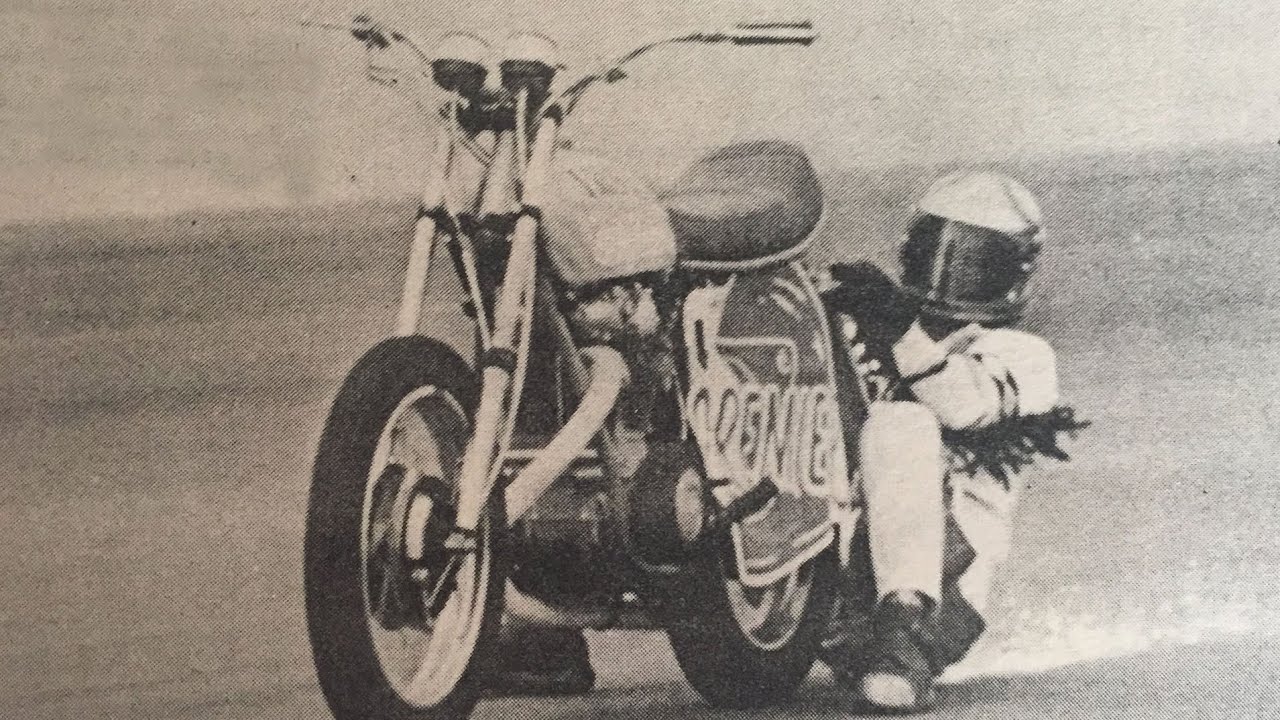 Lee 'IRONMAN' Irons' motorcycle stunt show at Drag Races and NASCAR