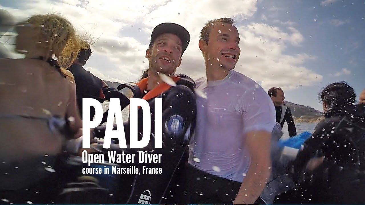 Scuba diving: PADI Open Water Diver course in Marseille, France