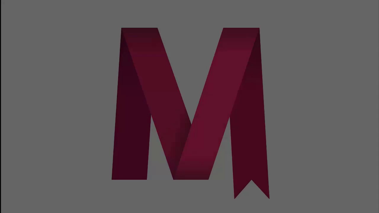 Creare un logo, monogramma con effetto nastro piegato con Illustrator