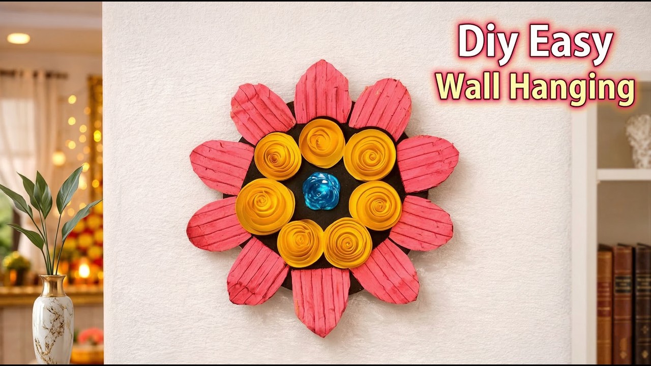 Easy Wall Hanging Craft | DIY Home Decoration Ideas | Wall Hanging Craft Ideas | Wall Hanging Craft